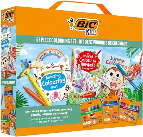BIC Set de Coloreado: Fomenta la Creatividad con Divertidos Libros para Colorear