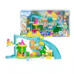 Bluey - Theme Park, Parque Temático, Parque Acuático con 2 Toboganes y Accesorios