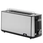 Braun PurShine HT1610BK - Tostadora de ranura extra larga y 8 niveles de tostado