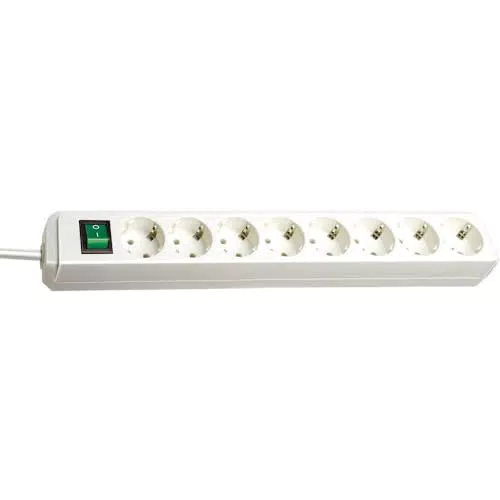 Brennenstuhl Eco-Line regleta de Enchufes con 8 tomas de corriente