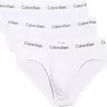 Calvin Klein Hombre Pack de 3 Calzoncillos Hip Briefs Algodón con Stretch