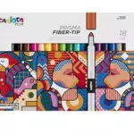 Carioca Rotuladores Prisma Fiber Tip para Uso Artístico con Tinta de Alto Rendimiento