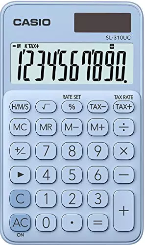 Casio SL-310UC - Calculadora compacta ideal para estudios y trabajo