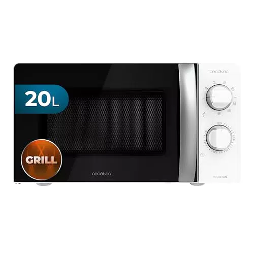Cecotec Microondas Grill ProClean 2110 - 700W, 20L, Tecnología 3DWave
