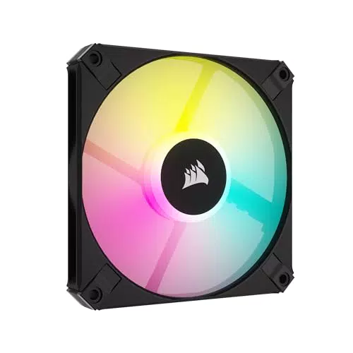 Corsair AF120 RGB SLIM - Ventilador 120 mm PWM con 8 LED RGB Direccionables