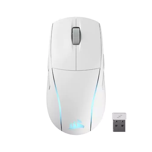 Corsair M75 Ratón Inalámbrico RGB para Juegos FPS - 26.000 PPP, Compatible iCUE