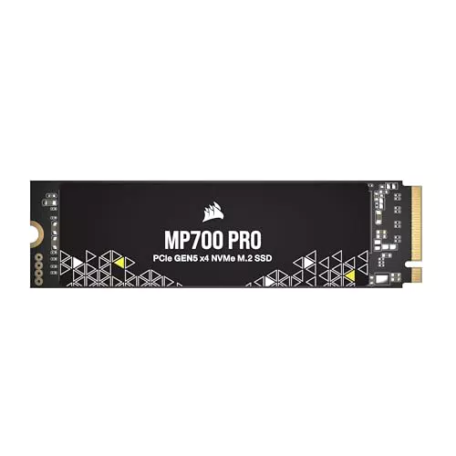 Corsair MP700 Pro 2TB SSD NVMe M.2 PCIe Gen5 x4 - Lectura 12.400 MB/s