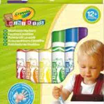 Crayola Rotuladores Lavables para Niños, Punta Redondeada, No Tóxicos