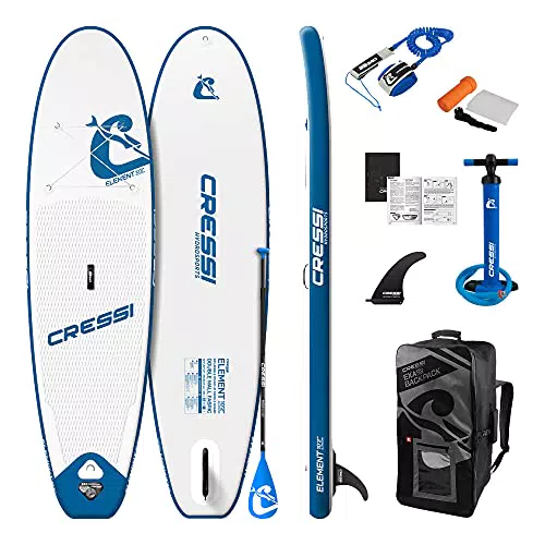 CRESSI iSUP Set Completo - Kit de Tabla de SUP Inflable con Accesorios Necesarios