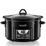 CrockPot SCCPRC507B Olla de Cocción Lenta Digital de 4.7L para Recetas Deliciosas