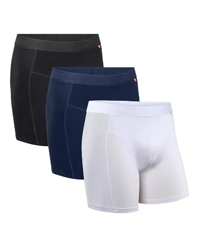 DANISH ENDURANCE 3 Pack Calzoncillos Bóxer Algodón Orgánico Premium