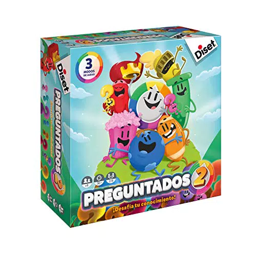Diset Preguntados 2 - Juego de mesa familiar para mayores de 8 años