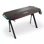 Drift Gaming DRDZ75 - Mesa Gaming con tablero de fibra de carbono y soporte para auriculares