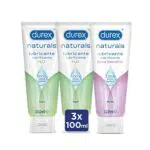 Durex Naturals Lubricante a Base de Agua, 100% Natural sin Fragancia