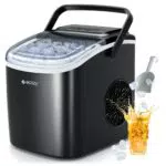 ecozy Máquina de Hielo, 12 Kg/24 Koras, 9 Cubitos de Hielo en 6 Minutos
