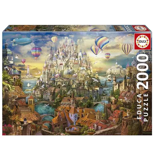Educa Ciudad de los sueños - Puzzle para adultos 19944, medidas 96 x 68 cm.