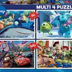 Educa Conjunto de Puzzles Progresivos Pixar Disney