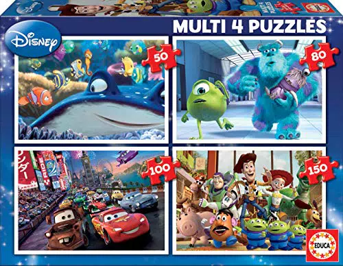 Educa Conjunto de Puzzles Progresivos Pixar Disney