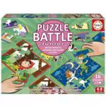 Educa - Puzzle Battle Cuentos, Juego de Mesa 4 años
