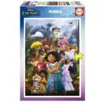 Educa Puzzle Disney Encanto con Pegamento Fix, Medidas 34 x 48 cm, a partir de 11 años