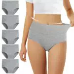 FALARY Bragas Mujer Cintura Alta de Algodón