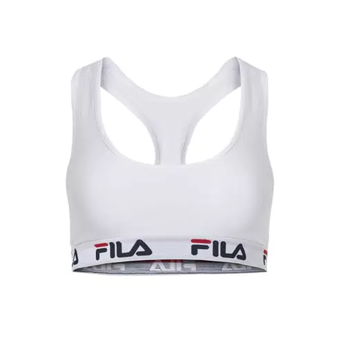 FILA Sujetador Deportivo Mujer algodón, Top Deportivo Mujer