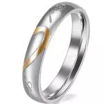 Flongo Anillo de Compromiso para Mujer, Regalo Ideal para San Valentín y Navidad