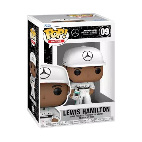 Funko Pop! Lewis Hamilton con Casco - Figura de Vinilo Coleccionable Oficial