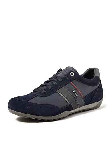 Geox U Wells C - Sneakers para Hombre, Comodidad y Estilo Moderno