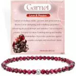 Granate - Amor y Pasión - Pulseras de Cuentas para las Mujeres