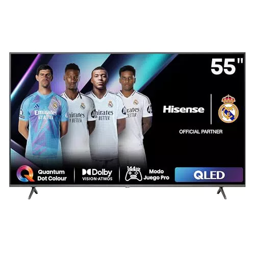 Hisense 55E7NQ Pro - Televisor QLED Gaming 55" con Dolby Vision y Freesync