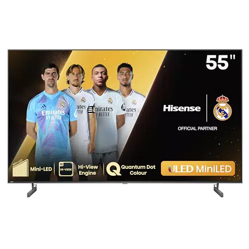 Hisense 55U6NQ - Televisor Mini-LED 55" con Quantum Dot y Dolby Vision