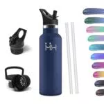 HoneyHolly Botella de Agua Acero Inoxidable 500ml Térmica Sin BPA para Niños y Adultos