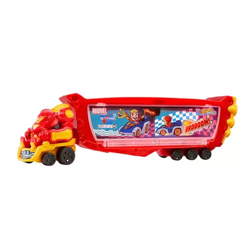 Mattel Camión Hulkbuster Hot Wheels Racerverse para Transportar Coches de Juguete