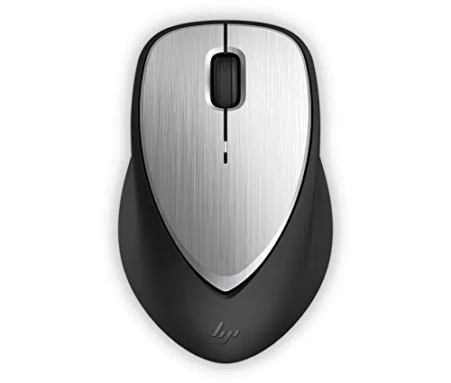 HP ENVY 500 - Ratón Recargable, Color Negro y Plata