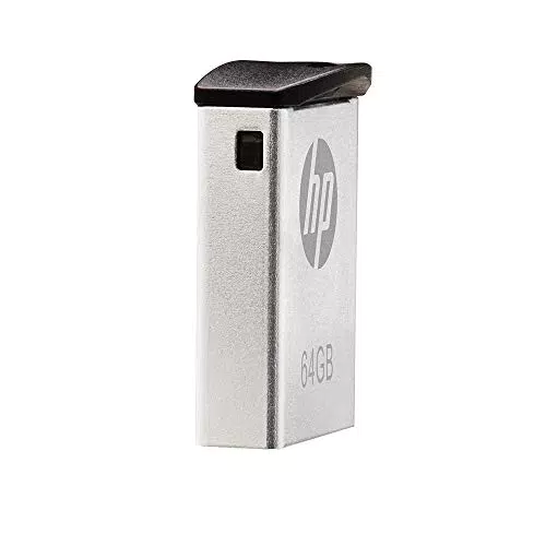 HP Memoria USB 64GB USB 2.0 Super Mini Metal a Prueba de Golpes y Polvo