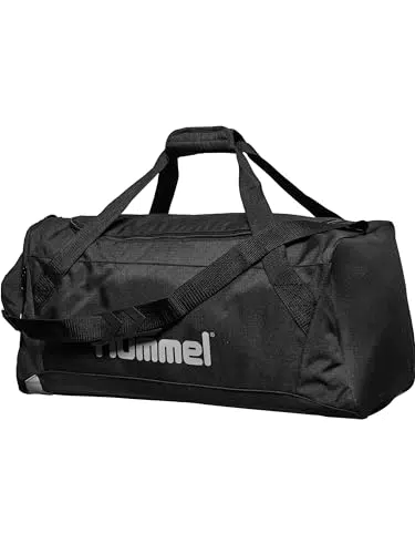hummel Core - Bolso Deportivo, Color Rojo True Rot y Negro