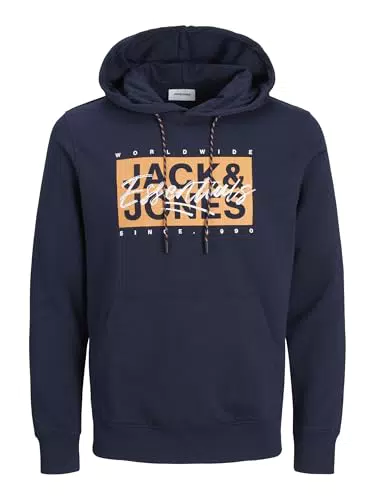 JACK & JONES Sweat Hood Jjcolton Sudadera con Capucha