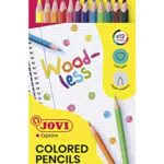 Jovi Lápices de colores Woodless, 12 unidades, Colores surtidos