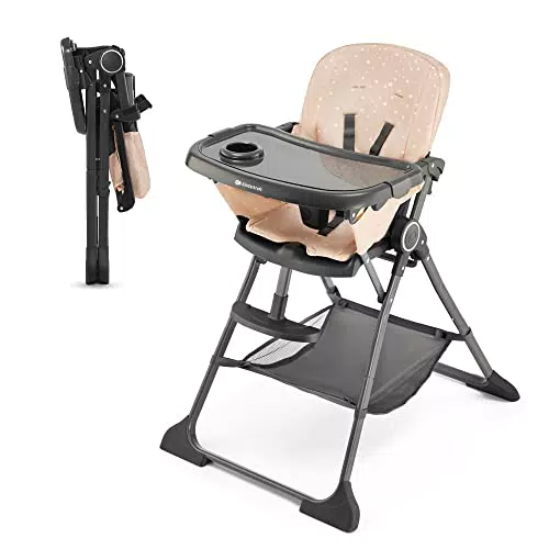 Kinderkraft FOLDEE Trona Bebé ergonómica, reclinable y plegable para niños de 6 meses a 3 años