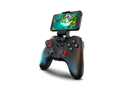 KROM Gamepad KENZO - Gamepad inalámbrico y alámbrico para PC, Switch, Android, iOS, PS3 y PS4