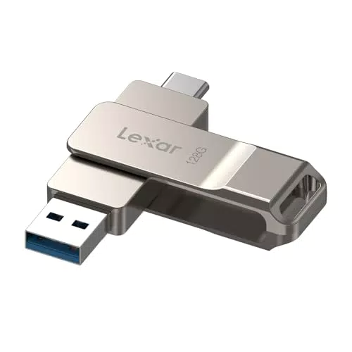 Lexar D40E 128 GB Unidad Flash USB-C 3.2 Gen 1 Diseño Giratorio Metal