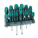 Mannesmann - M11415 - 37 piezas Destornillador + juego de puntas de Acero aleado