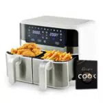 MasterPro Freidora Sin Aceite XXL 6L 1800W con Pantalla Táctil y 8 Funciones