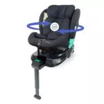 Mobiclinic® Silla de Coche Evolutiva Giro 360º Grupo 0/1/2/3 i-Size con Isofix
