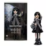 Monster High Muñeca Miércoles Addams con Accesorios de la Academia Nevermore