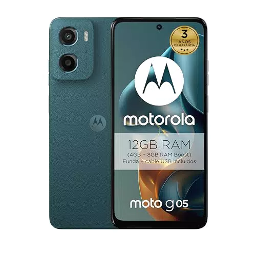 Motorola Moto G0: Pantalla 6.67", Cámara 50 MP, Batería 5200mAh, IA