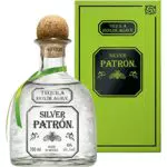 PATRÓN Tequila Silver Premium 100% Agave Azul, elaborado artesanalmente en México