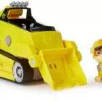 Patrulla Canina - Pack Figura Rubble y Vehículo Rinoceronte para Niños 3+