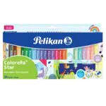 Pelikan Rotuladores Colorella Star Punta Redonda Indeformable Tinta Lavable